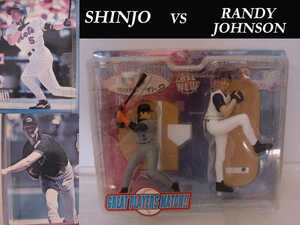 SHINJO 新庄剛志vsランディ ジョンソン RANDY JOHNSON 2体 GREAT PLAYERS MATHCH ホットファイト2 フィギュア おもちゃ MLB 野球ビッグボス
