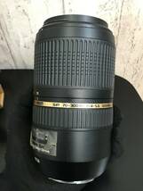 TAMRON タムロン 一眼レフカメラ レンズ A005E SP70-300mm F/4-5.6 Di VC USD Φ62mm for Canon 中古品 訳あり品_画像7