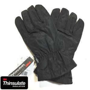 定価￥2,090 新品 正規 Thinsulate　ナイロン 裏フリース 手袋　グローブ　ブラック　軽量 防寒　シンサレート