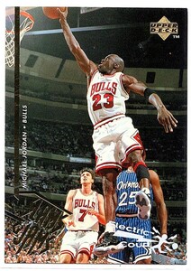NBA 95-96 UD Slam＆Jam Erectric Court MICHAEL JORDAN マイケルジョーダン 新品ミント状態品 （パラレル版）