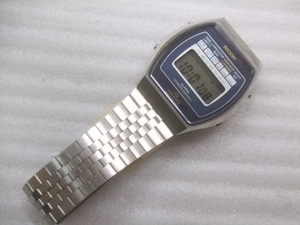  unused retro li quarts meteor alarm Chrono digital wristwatch regular price 15000 jpy P800