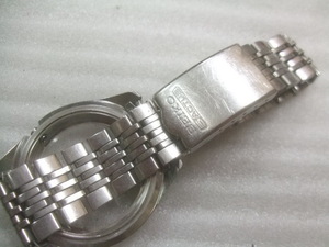 レトロ70sセイコーファイブアクタス純正腕時計SSベルト18ミリ　R245