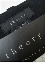 新品　theory　セオリー　イタリア製生地使用　スカート　黒　　定価23100円_画像4