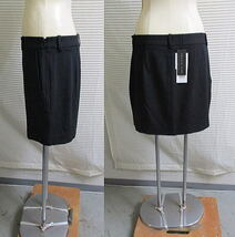 新品　theory　セオリー　イタリア製生地使用　スカート　黒　　定価23100円_画像2