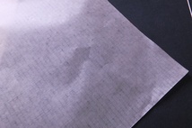 中国古紙 書道書画用宣紙 20枚 70×205㎝ 極薄浄皮螺紋宣 約600g_画像6