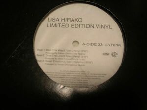 ●J-POP CLUB R&B 12”●平子理沙 LISA HIRAKO/LIMITED EDITION VINYL