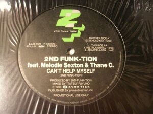 ●J-POP CLUB R&B 12”●2ND FUNK-TION FEAT. MELODIE SEXTON/CAN'T HELP MYSELF