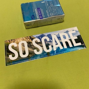 SO SCARE スラップ　ステッカー　★モレーン★　USDM　ソー スケア　とても怖い