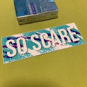 SO SCARE スラップ　ステッカー　★ジャズ★　USDM　ソー スケア　とても怖い