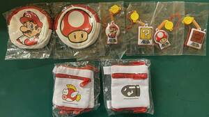 [ new goods unopened ] super Mario pouch & cleaner strap all 8 kind 