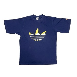 【送料無料】90s-00s ADIDAS ガンダム風 トレフォイル Tシャツ vintage 古着 ニュースクール テクノ