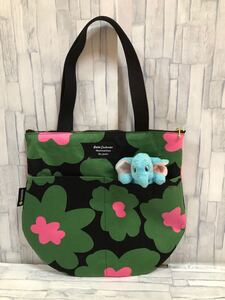 丸みトートバッグ 肩掛け ファスナー ハンドメイド