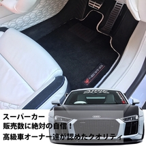 VW ゴルフ5 1KA プレ三アムフロアマット 2枚組 2004.06- 右ハンドル オーダーメイド ワーゲン NEWING 　新品　高級フロアマット_画像4