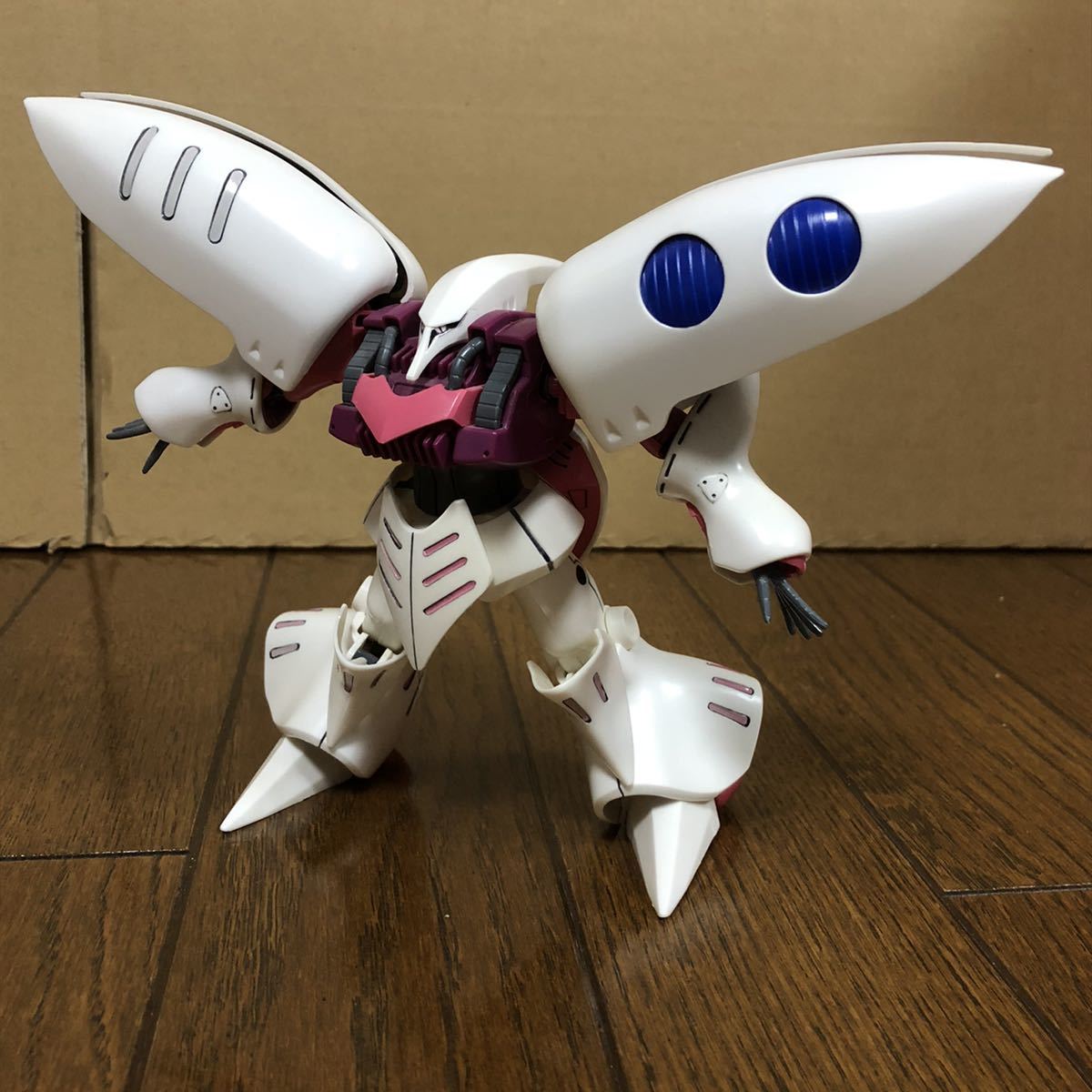 人気が高い 限定品 塗装品 ピンクパール塗装 スミ入等 プラモデル工房作成品 Mg 1 100 キュベレイアンベリール 欠品 破損なし 付属品等付 完成品