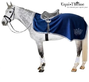 Equi-Theme fleece exercise seat navy 125. horse riding horsemanship 