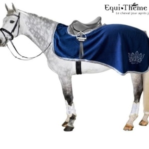 Equi-Theme フリースエクササイズシート ネイビー 125㎝ 乗馬 馬術