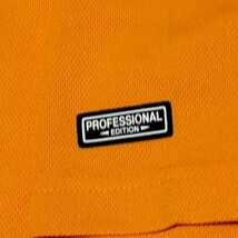 スリクソン SRIXON ハーフジップ半袖ポロシャツ メンズM オレンジ系 ゴルフ タウンユース 美品 送料無料_画像3