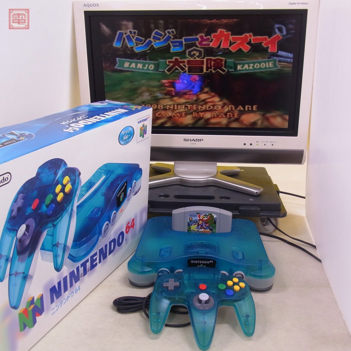 れあります NINTENDO クリアブルー 本体 コントローラーの通販 by たく ...