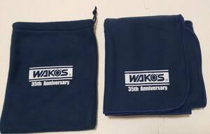  postage included rare commodity rare WAKO'S Waco's not for sale 35th Anniversary blanket ( navy * new goods unused )