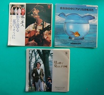 ３EP　みなみらんぼう　『金魚鉢の中にアメリカが見えた』『野を渡る風のように』 『母の背で覚えた子守唄 』_画像1