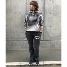 STANDARD CALIFORNIA/スタンダードカリフォルニア SD Hood Rugby Shirt Gray/Black XL長袖Tシャツ ロンT ロングTシャツ_画像1