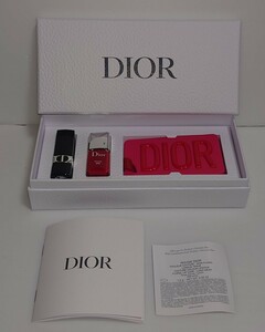 ディオール　プラチナ会員限定　未使用非売品ノベルティ　ギフト　リップ　ネイル　ラゲージタグセット Dior　　　　