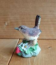 スコットランド製　ボーダーファインアーツ　石膏製　2007年　ソサエティ会員限定　ミソサザイのお人形　 野鳥　鷦鷯_画像5