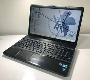 綺麗で希少品VAIO(^-^)♪SONY /Core i3 新品SSD256GB/8GB/DVDドライブ/Bluetooth★Windows11/Office2016 カメラ