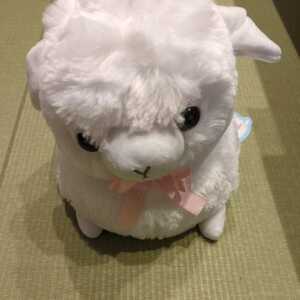  Bay Be alpaca so* soft toy tissue cover white 
