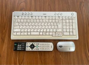 【ジャンク】PC-VW770EG★NEC★キーボード、マウス、リモコン