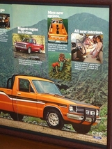 1977年 USA 70s 洋書雑誌広告 額装品 Ford Courier フォード クーリエ (A3size) / 検索用 Mazda Proceed マツダ プロシード ピックアップ_画像3