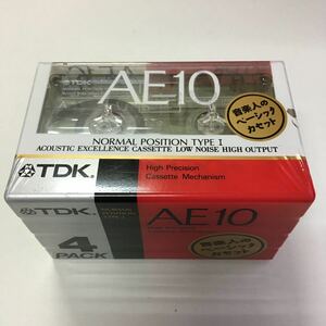 TDK カセットテープ AE10 4pack ノーマルポジション