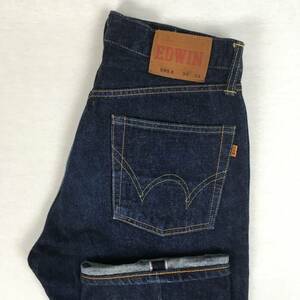 EDWIN Edwin 505X 5505 сделано в Японии Denim брюки джинсы W30 L34 cell biji красный уголок кнопка fly кожа patch 