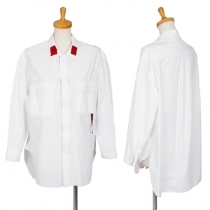 ゴルチエジーンズGAULTIER JEAN'S ベルクロ留めポケットデザインシャツ 白40 【レディース】