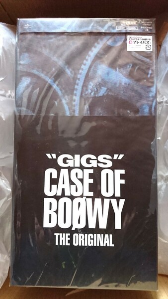 【新品未開封】BOOWY GIGS CASE OF BOφWY THE ORIGINAL 完全限定盤 4CD＋Tシャツ＋ステッカー