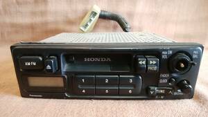 当時物 ホンダ HONADA 純正 カセットデッキ AM/FMラジオ カーオーディオ パナソニック 39100-SD5-M710-M1 動作未確認ジャンク現状品