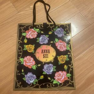 中古　アナスイ　紙袋　 ANNA SUI　ショップ袋大　30×35cm