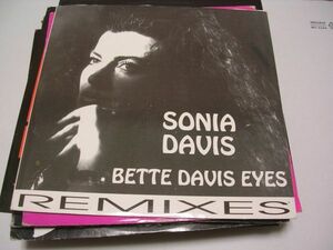 ●EURO ITALO HOUSE 12”●SONIA DAVIS/BETTER DAVIS EYES(REMIXES)