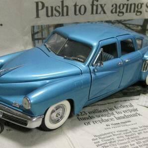 *絶版*フランクリンミント*タッカー*1/24*1948 Tucker Torpedo ワルツブルーの画像1