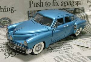 * out of print * Franklin Mint * Tucker *1/24*1948 Tucker Torpedowarutsu blue 