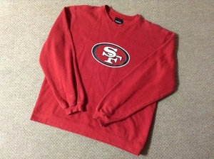 ★古着★00s リーボック NFL サンフランシスコ 49ERS スエット スウェット アメフト アメカジ メンズ ファッション ゆるダボ ユニセックス