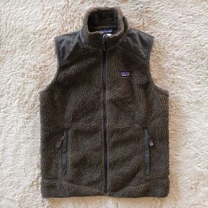 良品 patagonia パタゴニア レトロX フリースベスト レディースM ブラウン VEST ボア