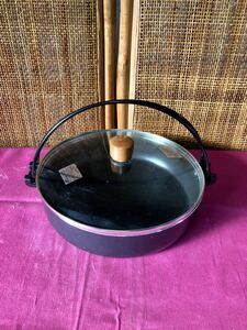  saucepan for sukiyaki 26cm glass cover attaching 