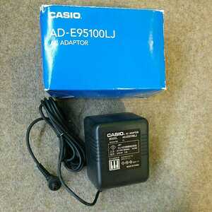 CASIO Casio AC adaptor AD-E95100LJ power cord that time thing unused . close Junk long-term storage 