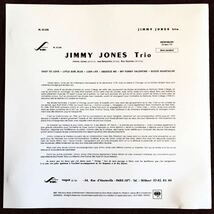 ジミー・ジョーンズ/黒人ジャズ・ピアノ職人名手/ピアノ・トリオ/ロイ・ヘインズ/ジョー・ベンジャミン/PIANO TRIO/ヴォーグ名作/1954年_画像3