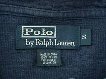 ☆送料無料☆ Polo by Ralph Lauren ポロ ラルフローレン USA直輸入 古着 ジップアップ パーカー メンズ S ネイビー トップス 中古 即決_画像8