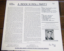 A Rock N' Roll Party - LP/50s,ロカビリー,The Upsetters,The Five Masters,The Vulcans,The Majestics,The Vulcans,Little Sonny,Lu Pine_画像3