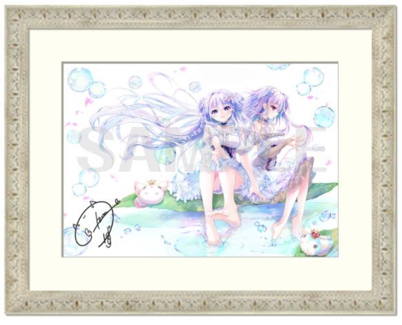 rurudo 複製原画(A2)C『PLAYROOM』直筆サイン入り rsuganesha.com