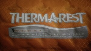 【中古】サーマレスト プロライト3 レギュラー THERMAREST