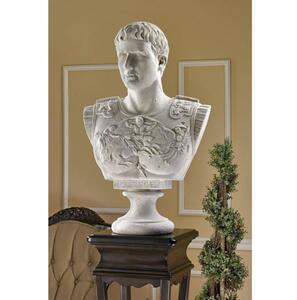 プリマポルタのカエサル・アウグストゥス大型 彫刻胸像 彫像/ローマ帝国 皇帝 貴賓室 書斎(輸入品